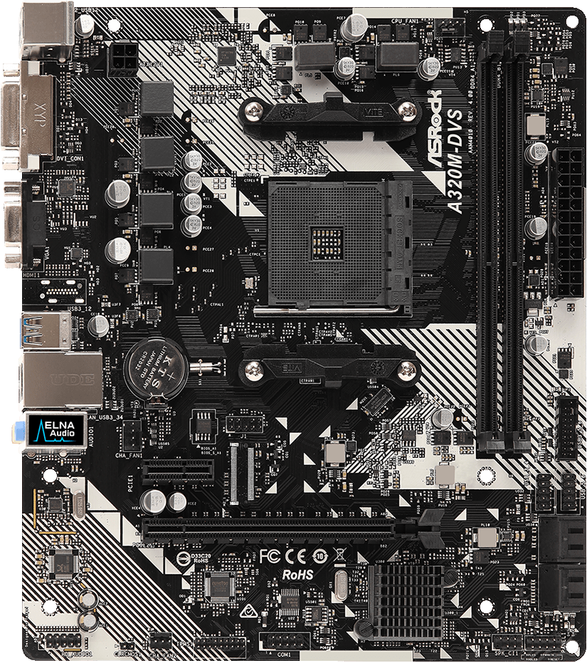 Placa de baza ASRock A320M-DVS R4.0