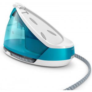 Philips Fier de calcat Perfect Care Compact Plus GC7920/20, 2400W, 120g/min, Albastru