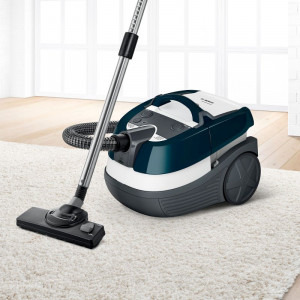 Bosch BWD41720, cu spalare, 1700W, 2.5L, Alb-Turcoaz