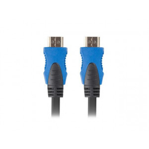 Lanberg HDMI Male - HDMI Male, v2.0, 15m, negru-albastru