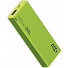 Baterie externa Maxcom ACC+ Thin 10000 mAh, 1x USB, 2A, Green, Fast Charge