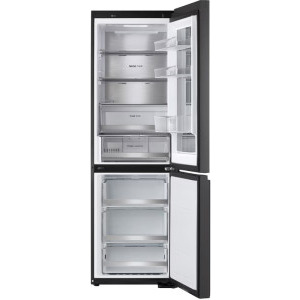 LG GBG5160CEV, 349 L, Clasa C, No Frost, Inverter, InstaView, DoorCooling+, Linear Cooling, Fresh Converter, Metal Fresh, ThinQ, Control electronic, 186 cm, Negru