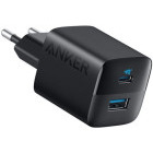 Incarcator retea Anker 323, 1x USB-C, 1x USB, PD 33W, Black