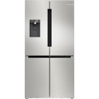 Frigider Side By Side Bosch KFD96APEA, 574 L, Clasa E, No Frost, Inverter, MultiAirflow, VitaFresh XXL, Quick Ice, BigBox, Home Connect, Dozator apa & gheata, Control electronic, 183 cm, Inox