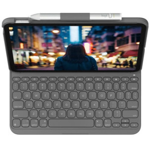 Logitech Tastatura Bluetooth Slim Folio pentru iPad (10th gen.) Grey (US)