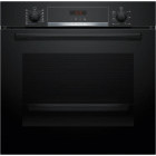 Cuptor incorporabil Bosch HBA574BB3, Electric, 71 L, Autocuratare pirolitica, AutoPilot 10, HotAir Gentle, Grill, Clasa A+, Negru