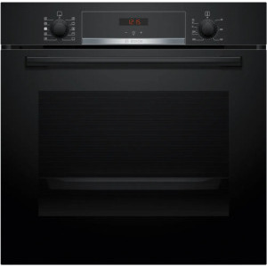 Bosch HQA534BB3, Electric, 71 L, Autocuratare hidrolitica, EcoClean Direct, HotAir Steam, 3D HotAir, Grill, Abur, Clasa A+, Negru