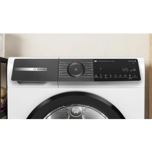 Bosch WQH245B6BY, Pompa de caldura, 9 kg, Clasa C, AutoDry, Smart Dry, Self Cleaning Condenser, Home Connect, Iluminare interioara, Alb