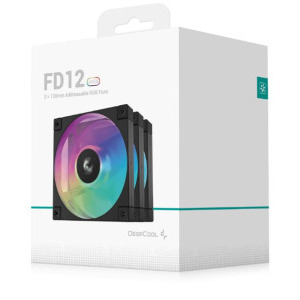 Deepcool FD12 Black 120mm ARGB Three Fan Pack