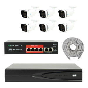 Kit Supraveghere PNI IP810-6IP8 + 6 Camere