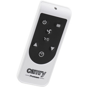 Camry Convector electric CR7739, 2000 W, 3 trepte, Termostat reglabil, Ventilare, Negru