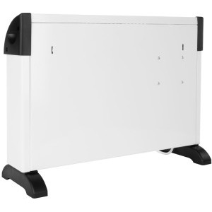 Noveen Convector electric CH6000, 2000 W, 3 trepte, Termostat reglabil, Ventilare, Alb