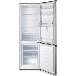 Heinner HC-HM268SWDF+, 268 L, Clasa F, Control electronic, Dozator apa, Iluminare LED, 180 cm, Argintiu