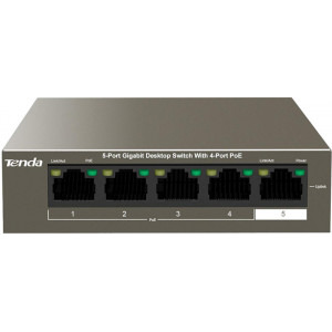 Switch Tenda Gigabit TEG1105P-4-63W
