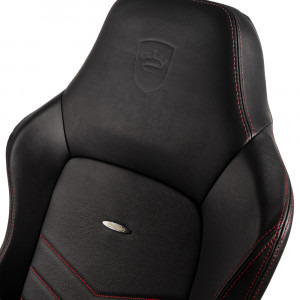 Noblechairs HERO Real Leather Black/Red