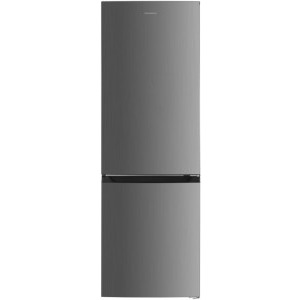 Combina frigorifica Heinner HCNF-HM293XE++, 293 L, Clasa E, No Frost, Control electronic, 186 cm, Inox