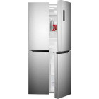 Frigider Side By Side Tesla RM3400FHXE, 362 L, Clasa E, Total No Frost, Multi Air Flow, 180 cm, Inox
