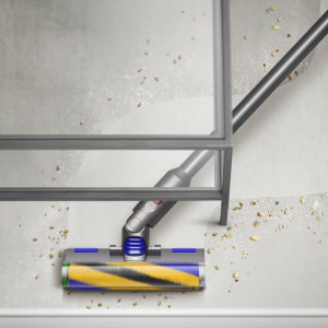 Dyson V12 Detect Slim Absolute, vertical, 0.35L, Argintiu/Cupru