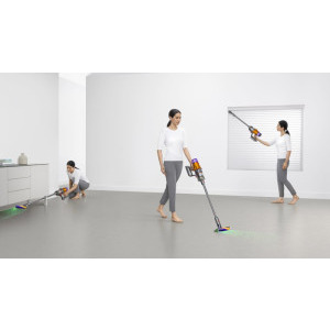 Dyson V12 Detect Slim Absolute, vertical, 0.35L, Argintiu/Cupru
