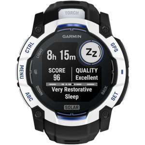 Garmin Instinct 3 50mm, Solar, GPS, Whitestone/Blue
