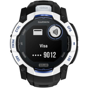 Garmin Instinct 3 50mm, Solar, GPS, Whitestone/Blue