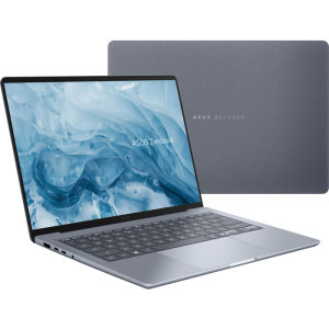 ASUS 14'' Zenbook 14 UX3480AA, WUXGA OLED Touch, Procesor Intel® Core™ Ultra 7 355 (12M Cache, up to 4.70 GHz), 16GB LPDDR5X, 512GB SSD, Intel Graphics, Win 11 Home, Arctic Blue