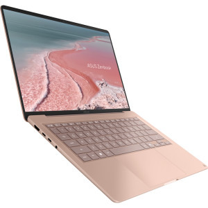 ASUS 14'' Zenbook 14 UX3480KA, WUXGA OLED, Procesor AMD Ryzen™ AI 7 345 (8M Cache, up to 4.60 GHz), 16GB LPDDR5X, 512GB SSD, AMD Radeon 840M, Win 11 Home, Rose Pink