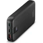Baterie externa Hama PD 10, 10000 mAh, 1x USB, 2x USB-C, Display, Black