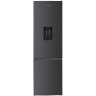 Combina frigorifica Heinner HC-HM313INVDGWDD, 313 L, Clasa D, Inverter, Dozator de apa, Control electronic, 186 cm, Antracit