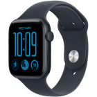 SmartWatch Apple Watch SE 3 (2025), GPS, 40mm Aluminium Midnight cu Navy Blue Sport Band - S/M