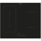 Plita incorporabila Candy CIES64MCA, Inductie, 4 zone de gatit, Booster, hOn, 60 cm, Negru