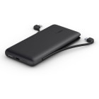 Baterie externa Belkin Boost Charge Plus, 10000 mAh, 1x USB-C, 23 W, Cablu USB-C & Lightning integrat, Black