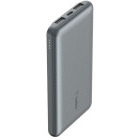 Baterie externa Belkin 10000 mAh, 2x USB, 1x USB-C, 15 W, Grey