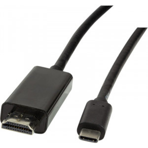 Logilink USB Male tip C - HDMI Male, 3m, negru, 4K 60Hz