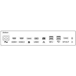 Philips 329P9H 31.5 inch  5 ms Negru Wwbcam USB-C 60 Hz