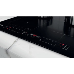 Whirlpool WLB8160NE, Inductie, 4 zone de gatit, 6th Sense, Timer, Flexible Zone, 60 cm, Sticla neagra