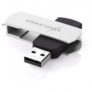 Exceleram P2 32GB USB 2.0 White/Black