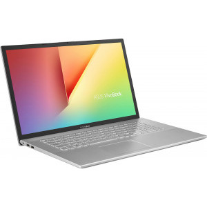 ASUS 17.3'' VivoBook 17 M712DA, FHD, Procesor AMD Ryzen™ 3 3250U (4M Cache, up to 3.5 GHz), 8GB DDR4, 512GB SSD, Radeon, No OS, Transparent Silver