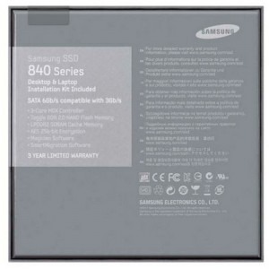 Samsung 840 Series 120GB SATA-III 2.5 inch Desktop/Notebook upgrade kit