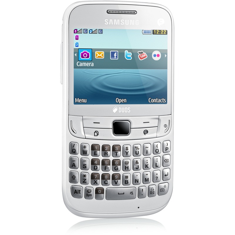 DualSIM Samsung S3572 Chat 357 White PC Garage