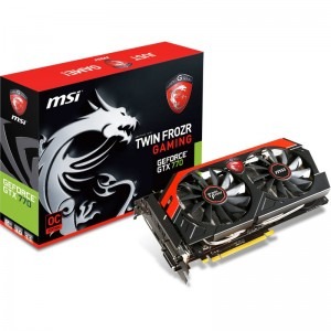 Placa video MSI GeForce GTX 770 Gaming Twin Frozr IV OC 2GB GDDR5
