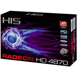 HIS ATI Radeon HD4870 Fan 1GB GDDR5 256-bit