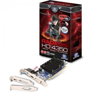 Sapphire Radeon HD4350 256MB DDR2 Onboard 1GB HyperMemory 64-bit
