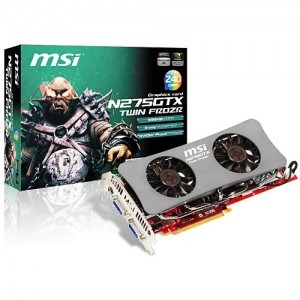MSI GeForce GTX 275 Twin Frozr OC 896MB DDR3 448-bit