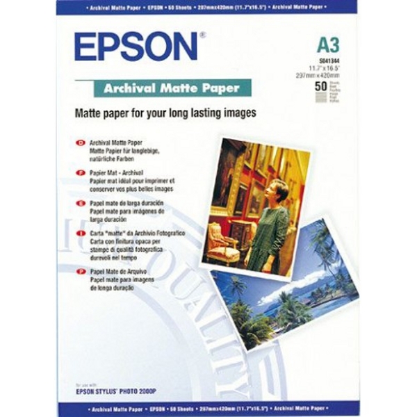 Hartie Epson Archival Matte A3 50 coli