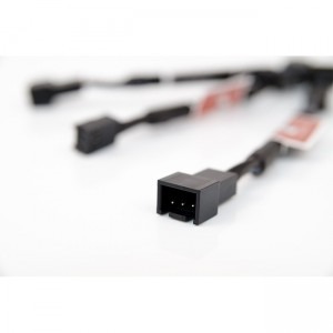 Noctua 3x 3-pin Fan Female - 3x 3-pin Fan Male, negru
