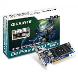 GIGABYTE GeForce 210 512MB DDR3 64-bit