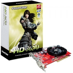 PowerColor Radeon HD3650 v3 512MB DDR2 64-bit AGP