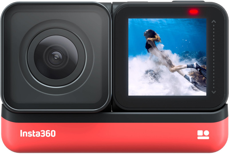 Camera video actiune Insta360 ONE R 4K Edition Black-Red