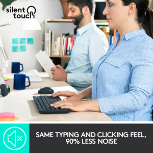 Logitech MK295 Silent Wireless Combo Graphite
